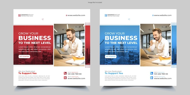 Corporate Social Media Post Template