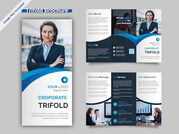 Corporate Trifold Brochure Design Template