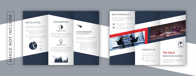 Corporate trifold brochure Premium 