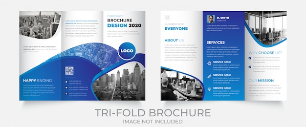 corporate trifold brochure template