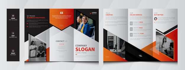 Corporate Trifold Brochure Template