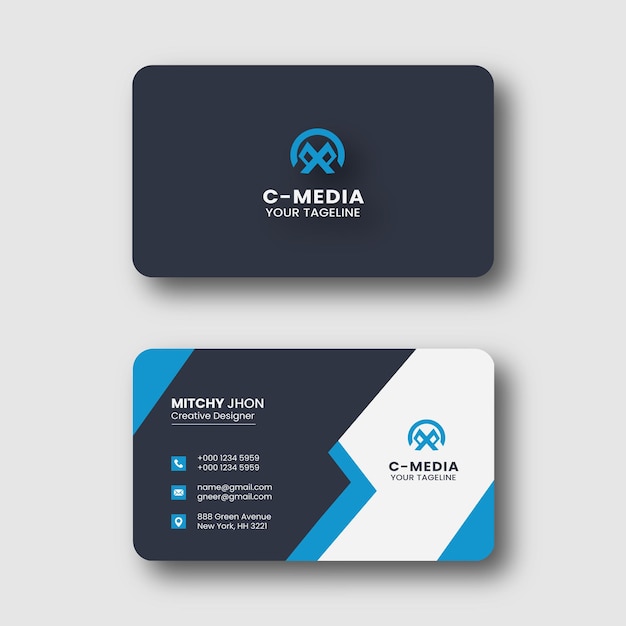 Corporate Visiting Card Design for Business Growth