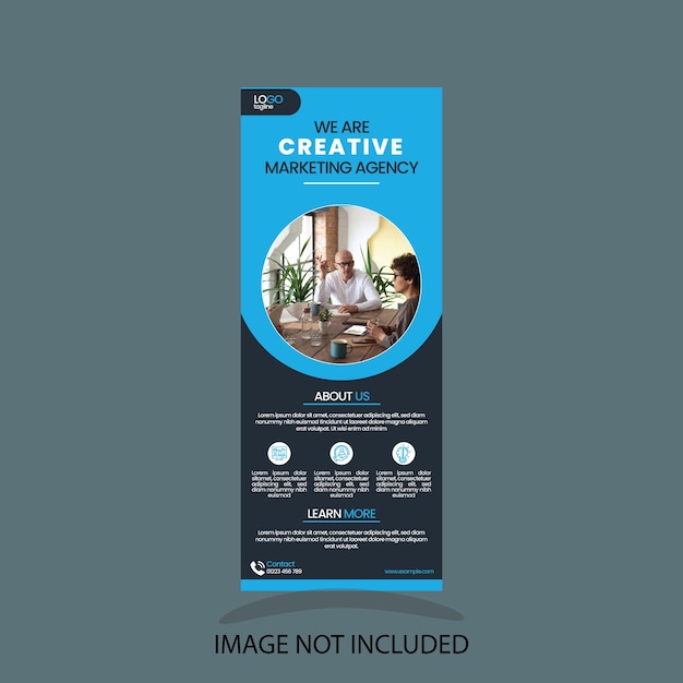 Vector corporate x banner template design