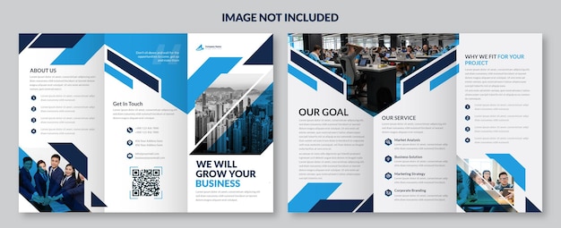 CorporateBusinessModern trifold BrochureA4 size brochure