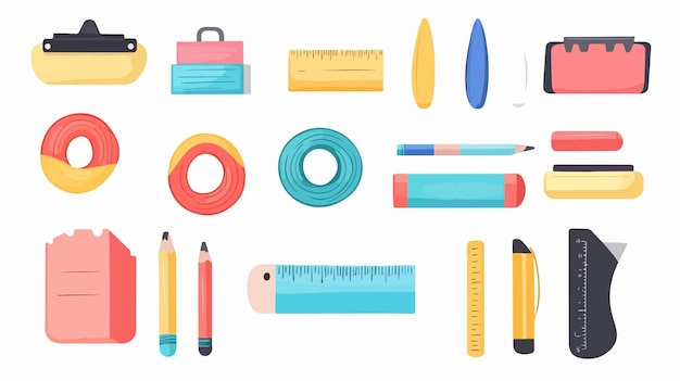 Correction Tape Vector Illustration for Back to School Design Concept