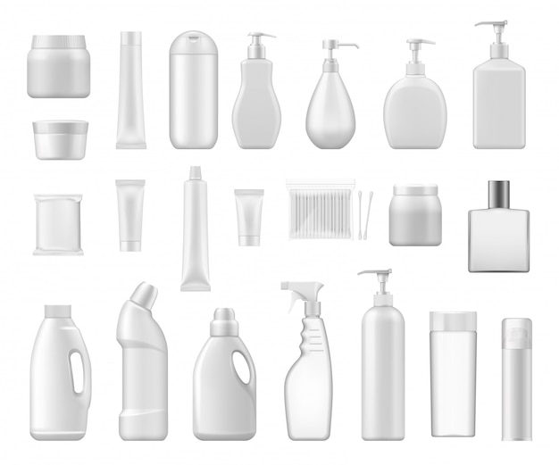 Cosmetic containers and chemical plastic bottles