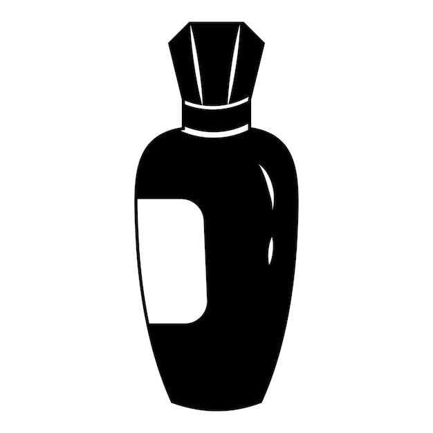 Vector cosmetic fragrance bottle icon simple illustration of cosmetic fragrance bottle vector icon for web design isolated on white background