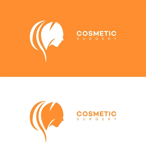 cosmetic surgery logo template