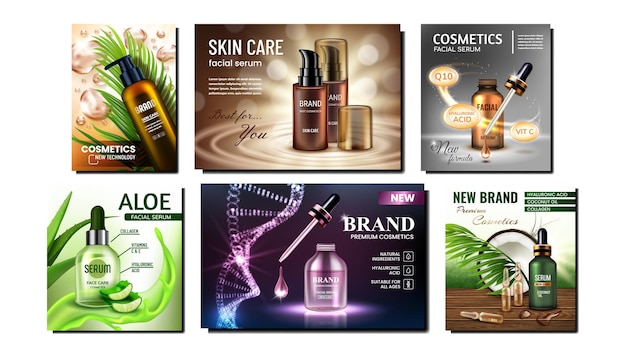 Cosmetics Creative Promotional Posters