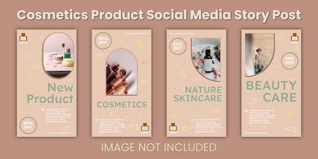 Cosmetics Product Social Media Story Post