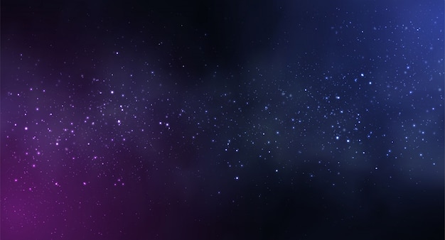 Cosmos Space background with starry sky