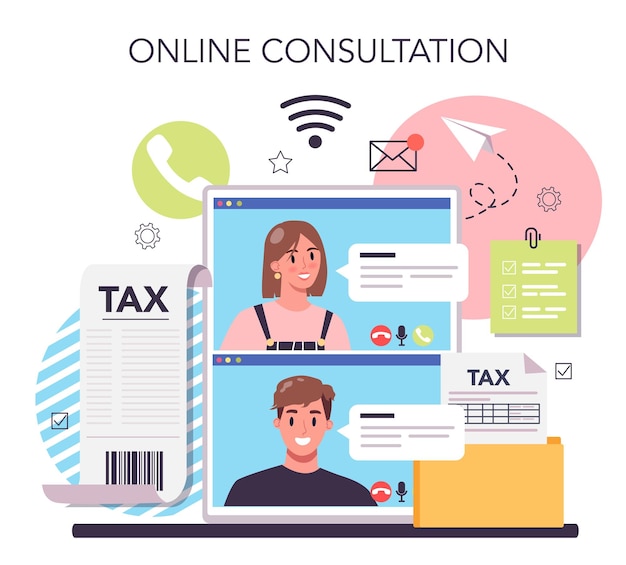 Cost optimization online service or platform Idea of financial and marketing strategy Cost reduction and income balance Online consultation Flat illustration vector