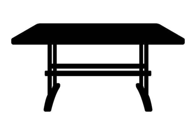 Counter Table, Furniture Silhouette.