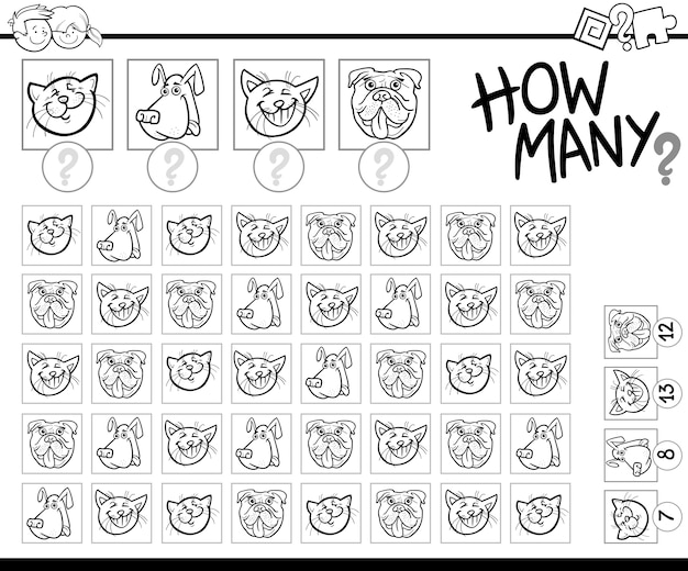 counting game coloring page