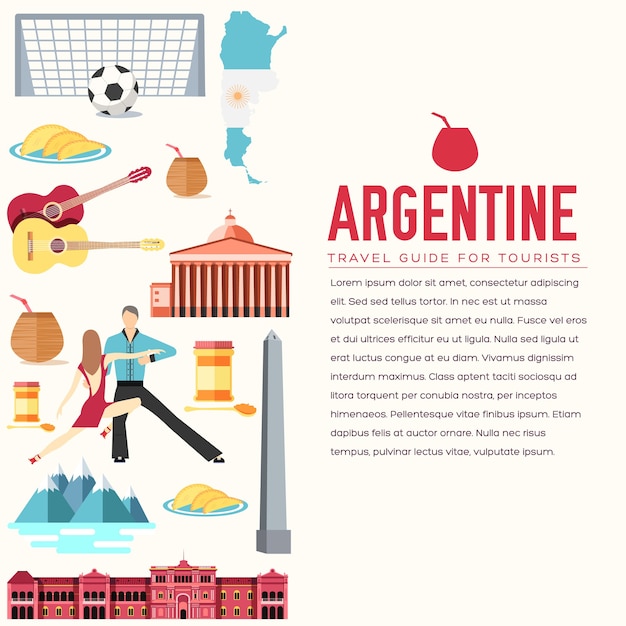 Country Argentina travel vacation goods