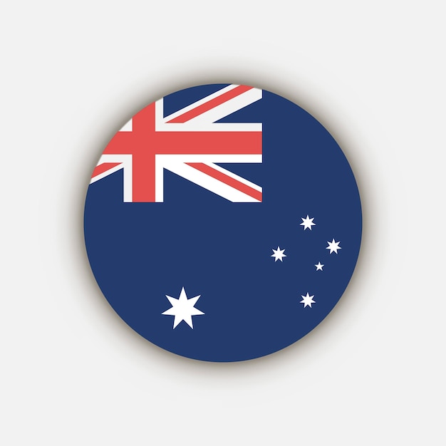 Country Australia Australia flag Vector illustration