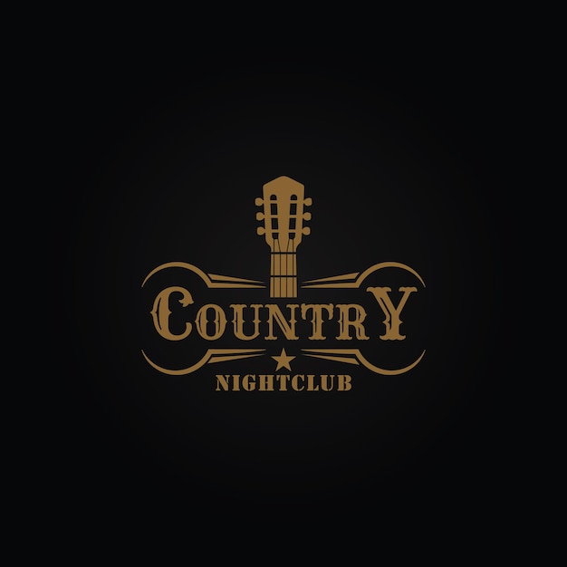 Country Bar logo applied for the western restaurant and bar logo design inspiration