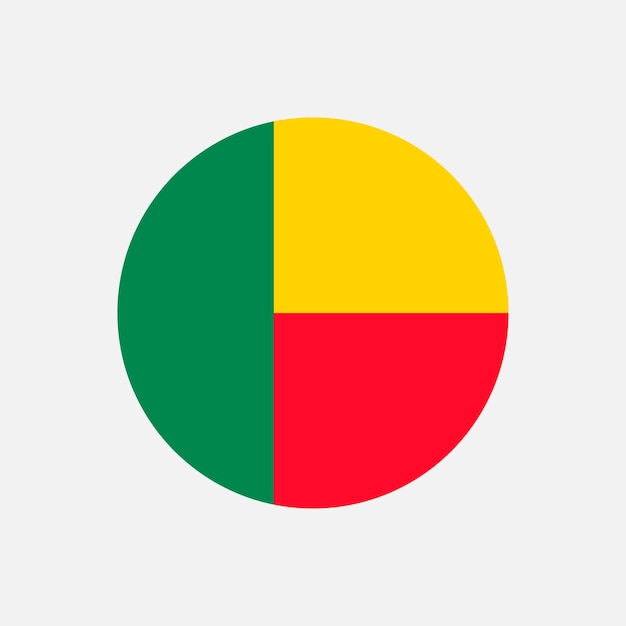 Country Benin Benin flag Vector illustration