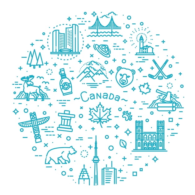 Country Canada travel vacation guide of goods place and feature