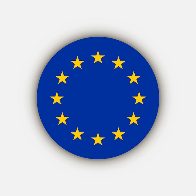 Country European Union European Union flag Vector illustration