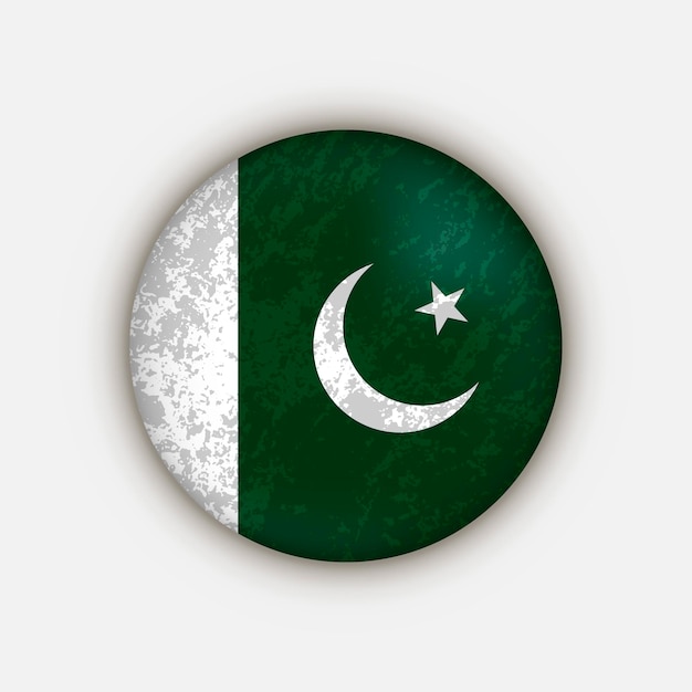 Country Pakistan Pakistan flag Vector illustration