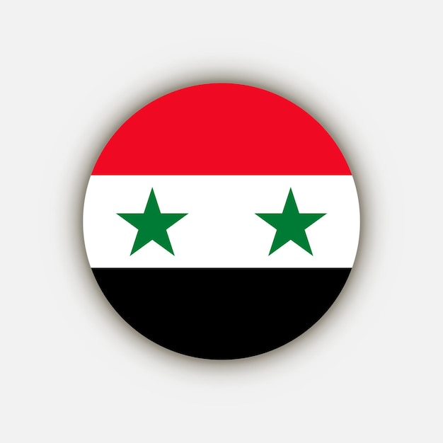 Country Syria Syria flag Vector illustration