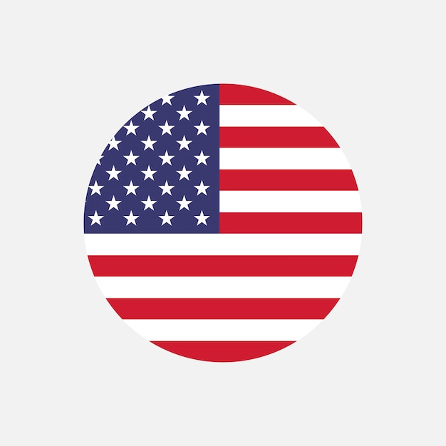 Country USA USA flag Vector illustration