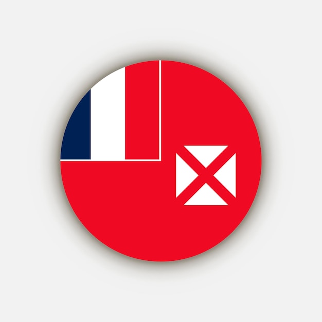 Country Wallis and Futuna Wallis and Futuna flag Vector illustration