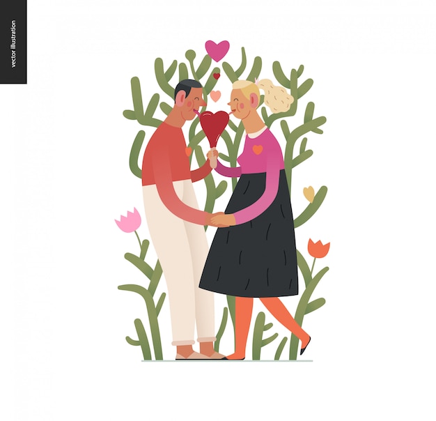 Couple in love - Valentine graphics