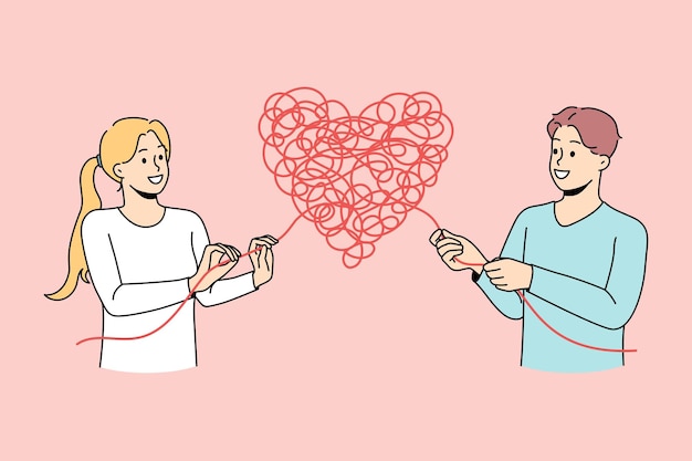 Couple untangle love problems