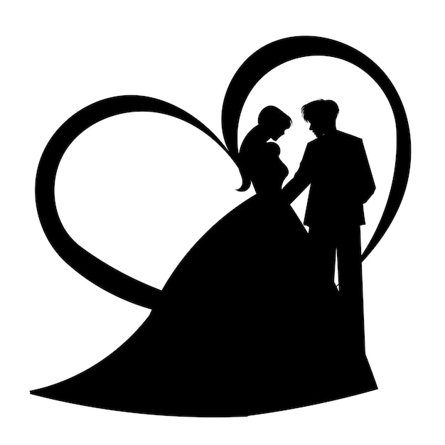 couple wedding Love Silhoutte