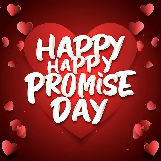 Couples make promises to each other happy promise day on 11th February