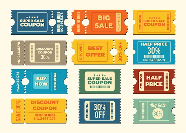 Coupon Template Free Vector