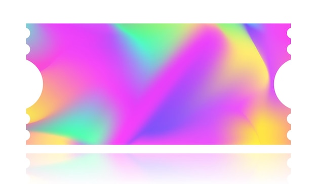 Coupon vector holography style isolated