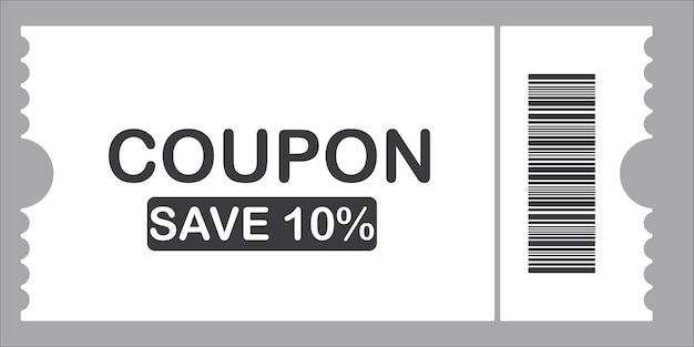 coupon vector illustration symbol