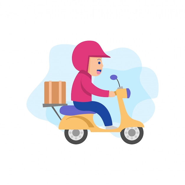 Courier delivery character vector