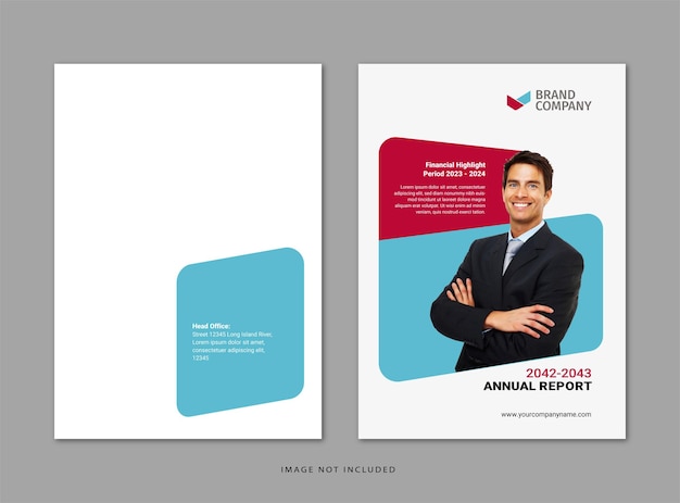 cover design business brochure annual report template design