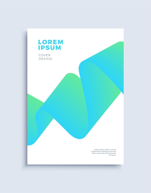 Cover design modern abstract template