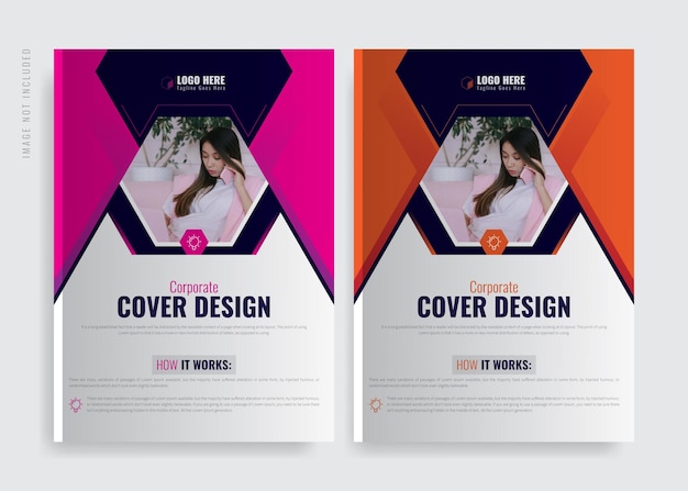 Cover Design. Modern Brochure Cover Design Template.