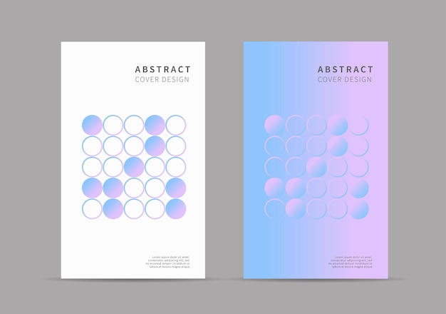 Cover Design Template Circle Abstract