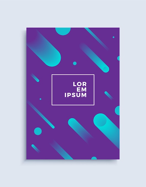 Cover modern abstract design template Minimal geometric shapes composition for flyer banner brochure and poster Eps10 vector illustration