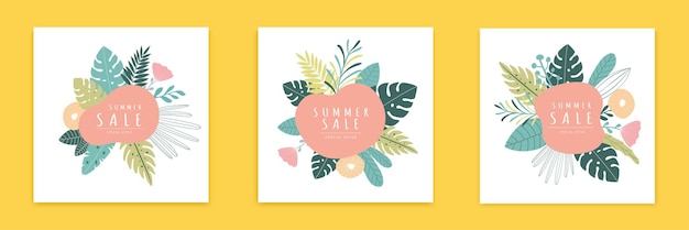 Cover template for summer sale