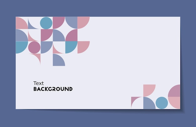 Cover template with geometric background Background for the banner Vector