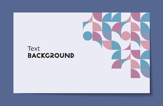 Cover template with geometric background Background for the banner Vector