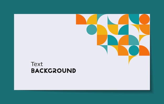 Cover template with geometric background. Background for the banner. Vector