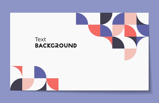 Cover template with geometric background. Background for the banner. Vector