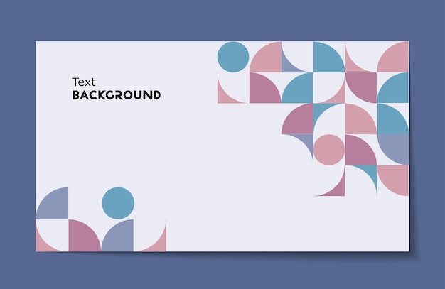 Cover template with geometric background. Background for the banner. Vector