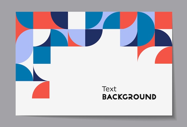 Cover template with geometric background. Background for the banner. Vector