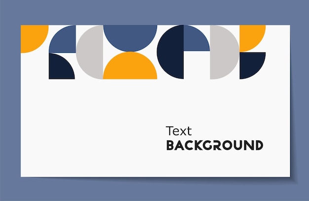 Cover template with geometric background. Background for the banner. Vector