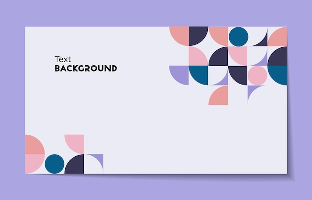 Cover template with geometric background. Background for the banner. Vector